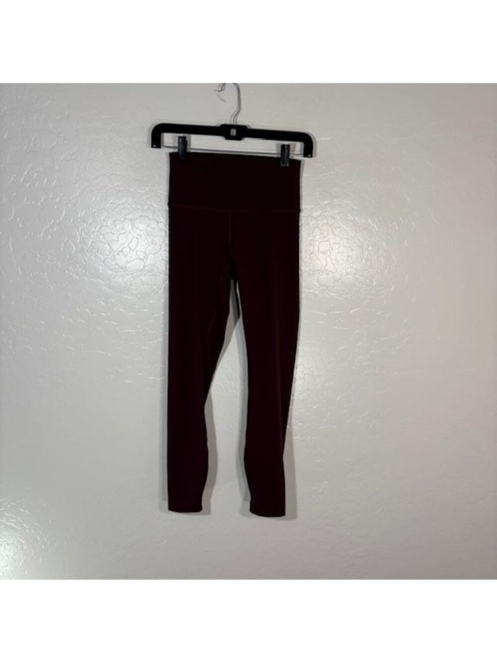 Lululemon Pants Womens 4 Burgundy High Rise Leggings Yoga Athletic Leggings